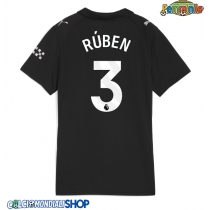 Maglie da calcio Manchester City Ruben Dias #3 Seconda Maglia Femminile 2025-26 Manica Corta